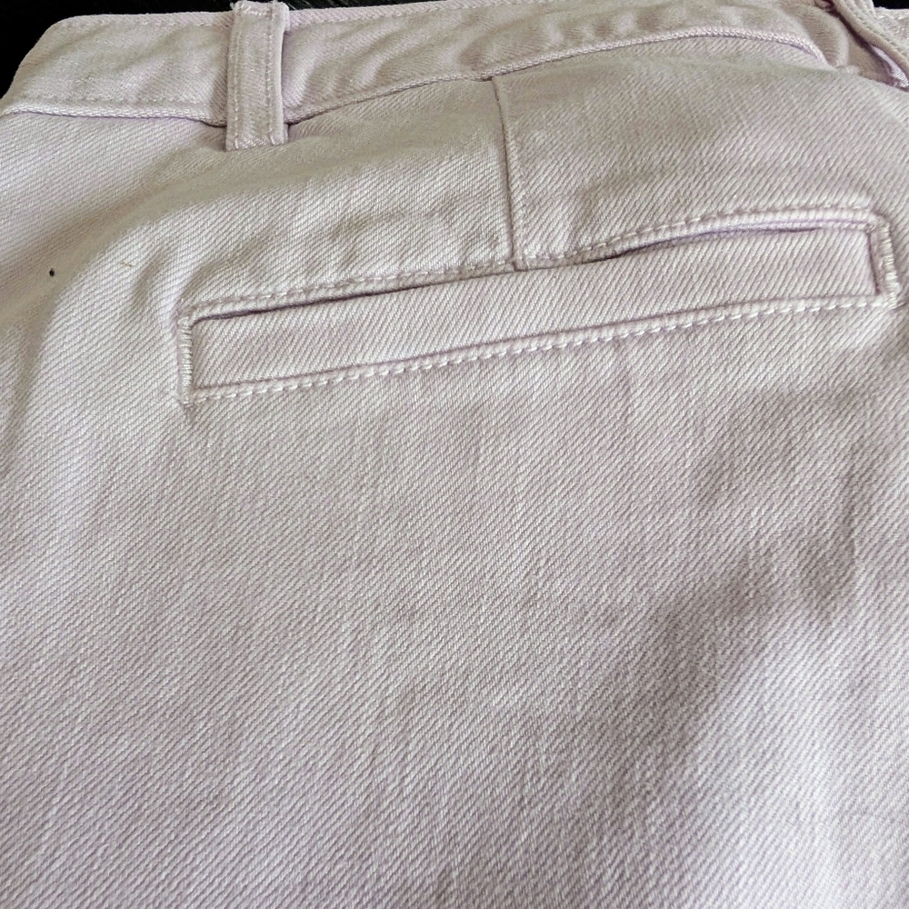 Banana Republic Women's Sloan Lt Pink Jeans 2000s Preppy Chic Size 4 Petite - Picture 7 of 9